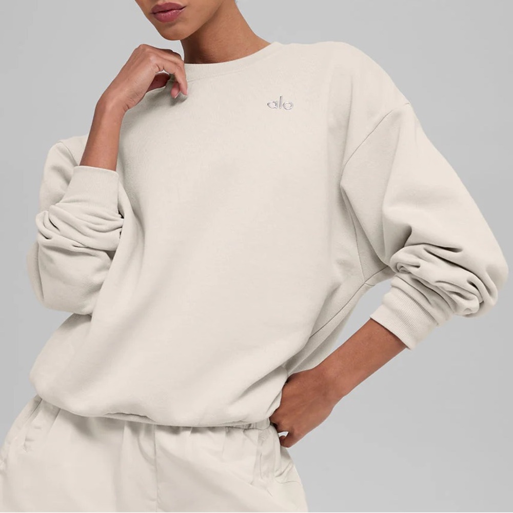 ALO “Bone” Crewneck Sweatshirt for Sale.